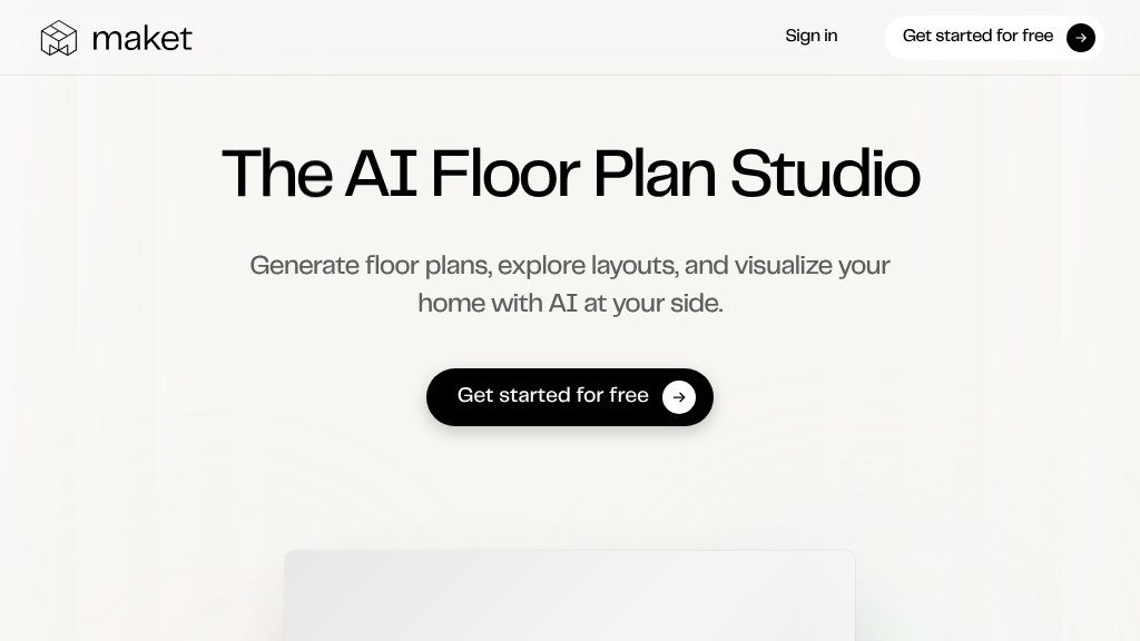 Screenshot of Streamline Home Design with Maket’s AI-Driven Floor Plan Tool