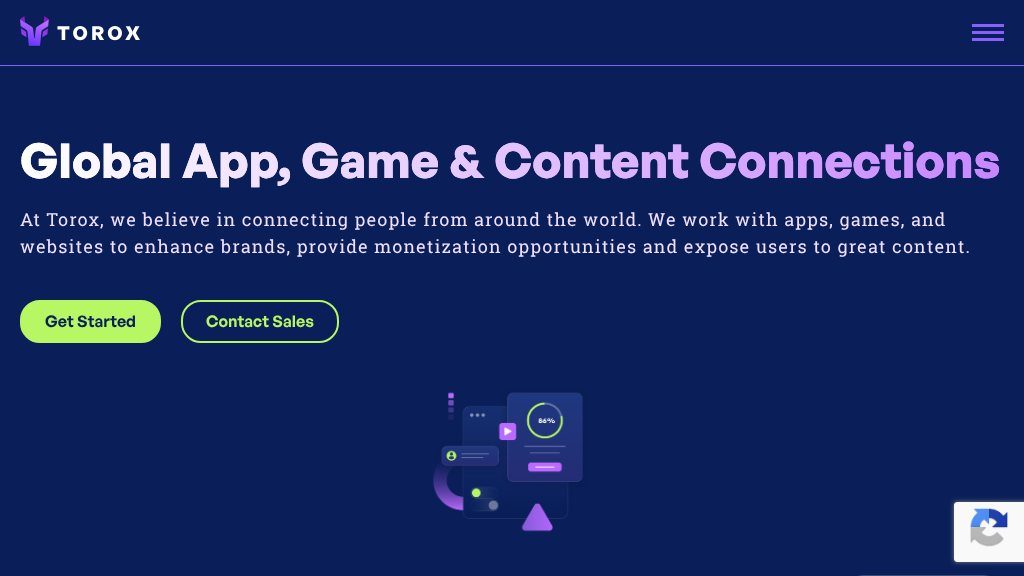 Screenshot of Torox.io: Empowering Businesses for Sustainable Growth