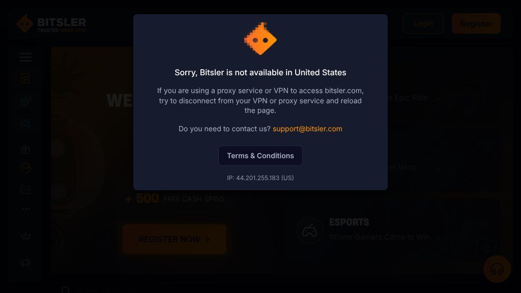 Screenshot of Bitsler: Explore 7000+ Provably Fair Games with Generous Crypto Bonuses